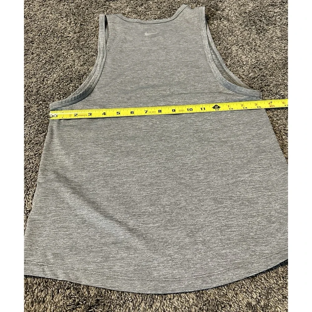 LADIES NIKE DRI-FIT LIGHT GRAY TANK TOP SIZE XS